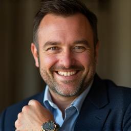 Customer Liam smiling with watch